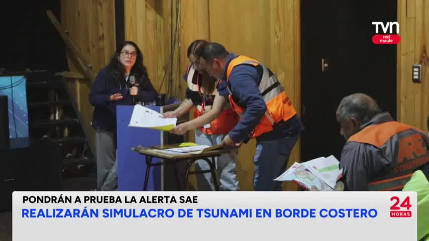 Realizarán simulacro de tsunami en borde costero