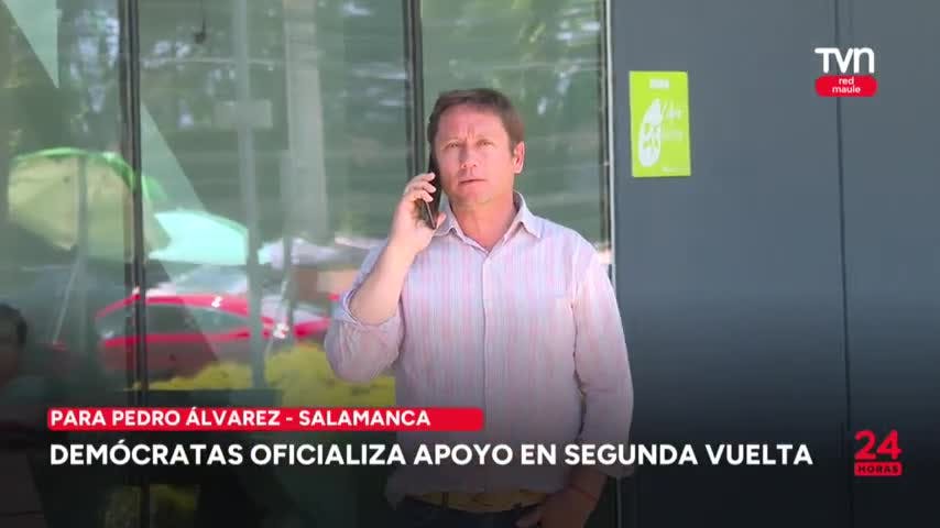 Demócratas oficializa apoyo en segunda vuelta