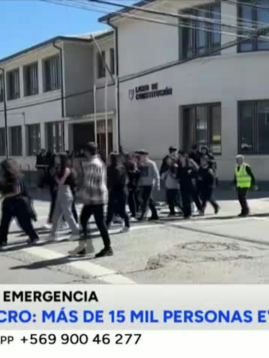 Durante simulacro: Más de 15 mil personas evacuaron