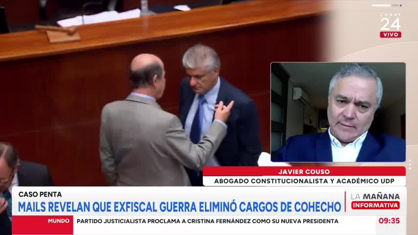 Abogado Couso por mails que revelan gestiones de exfiscal Guerra en Caso Penta : “Son de máxima gravedad”