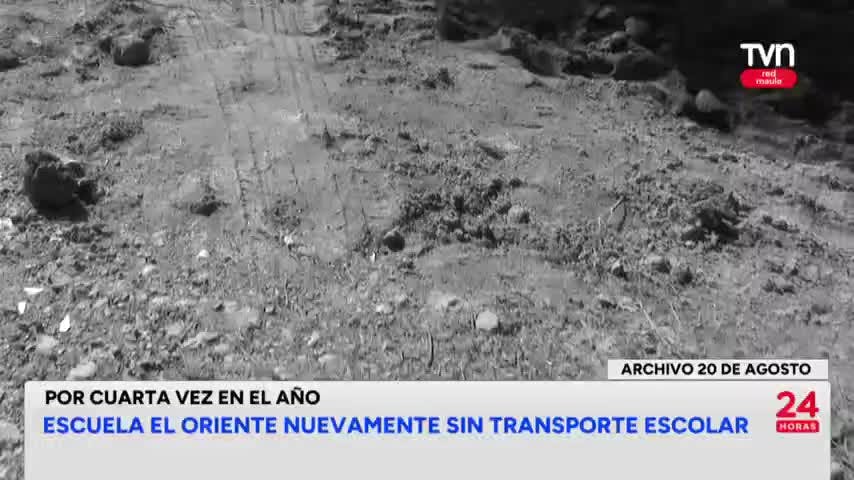 Escuela de Talca queda sin transporte escolar por cuarta vez en el año