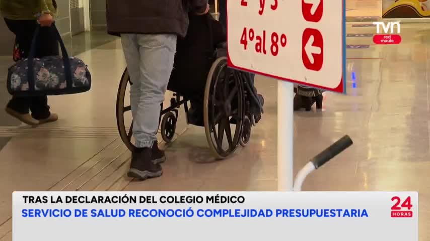 Colegio Médico alerta crisis presupuestaria en hospitales