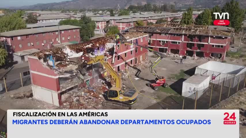 Migrantes deberán abandonar departamentos ocupados