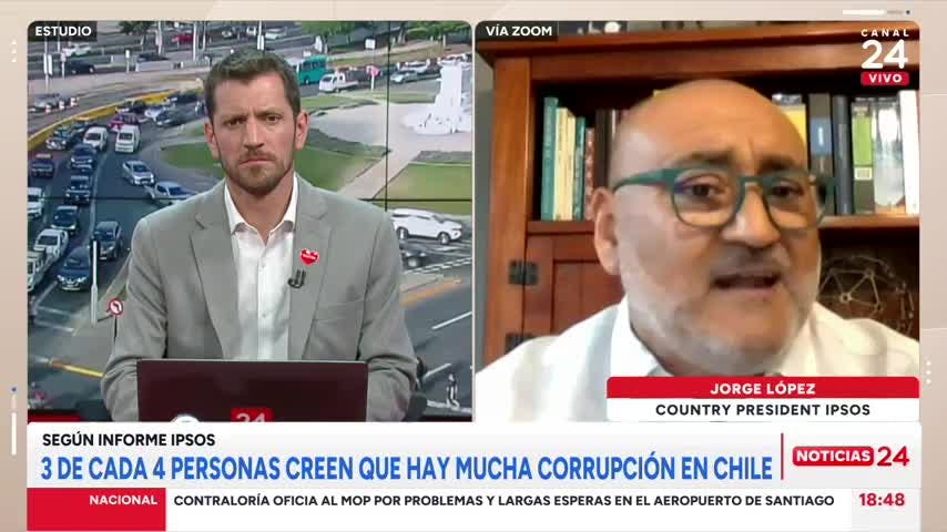 Gerente de Ipsos y sensación de corrupción en Chile: "Somos una mala casa en un peor barrio"