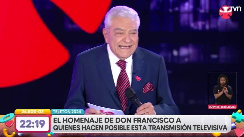 Así fue el discurso de Mario Kreutzberger para dar inicio a la Teletón 2024