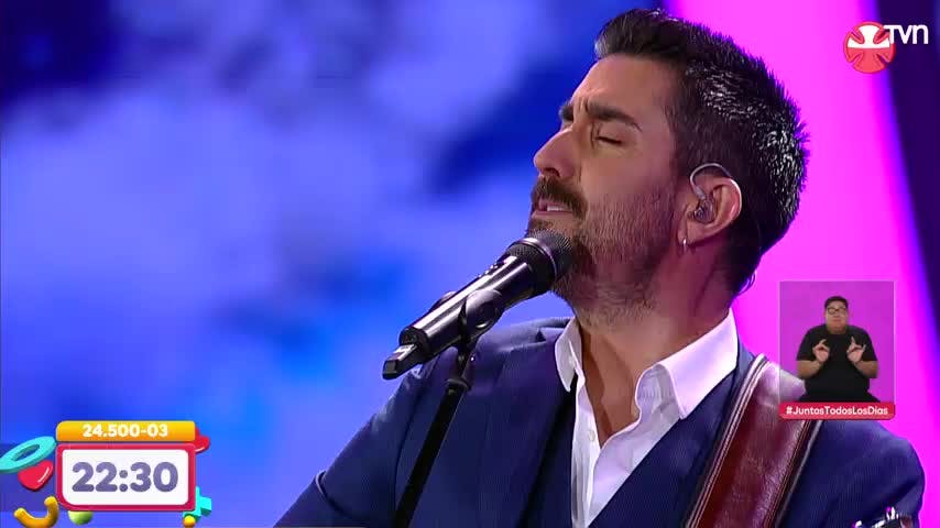 Alex Ubago conquistó al público de la Teletón desde la Quinta Vergara 