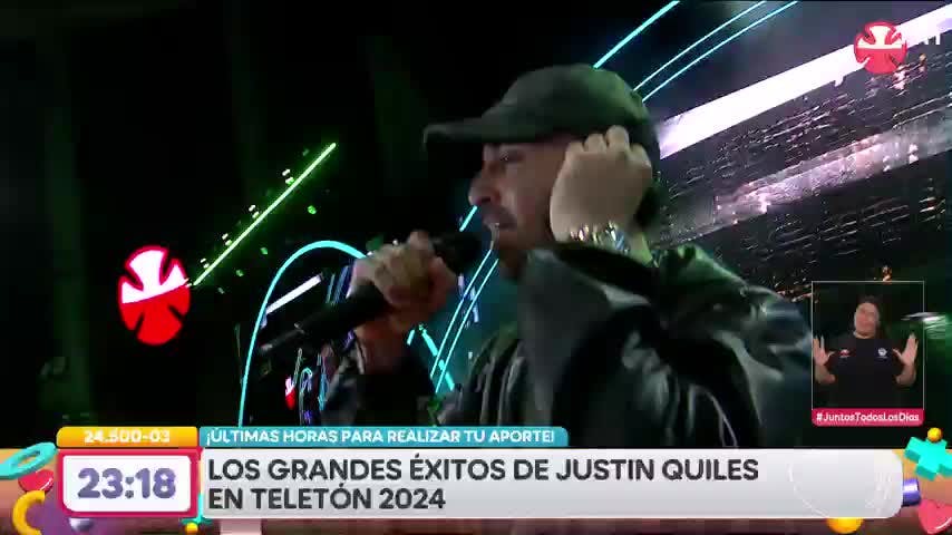 Los grandes éxitos de Justin Quiles en Teletón 2024