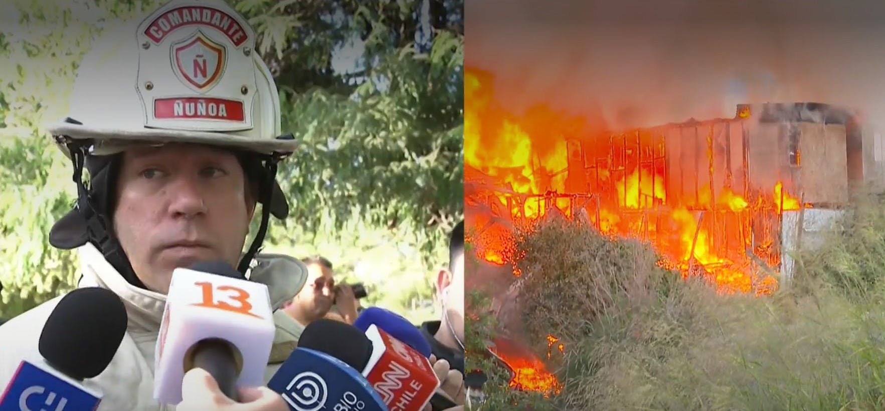 Amplio operativo de Bomberos por fuerte siniestro en La Florida