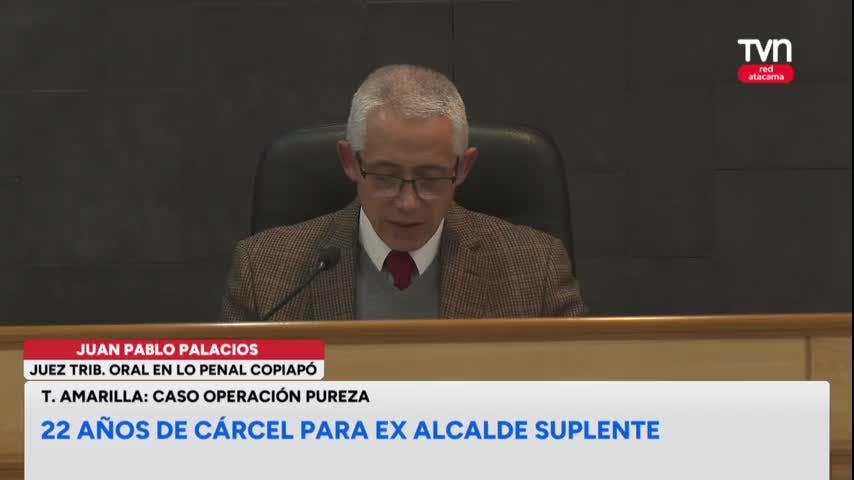 Exalcalde cumplirá 22 años de presidio
