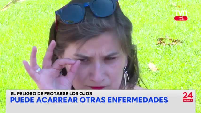 Advierten sobre riesgos de frotarse los ojos