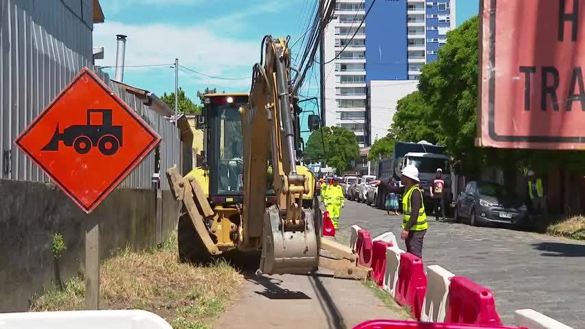 Parten obras de mejora de veredas en Concepción