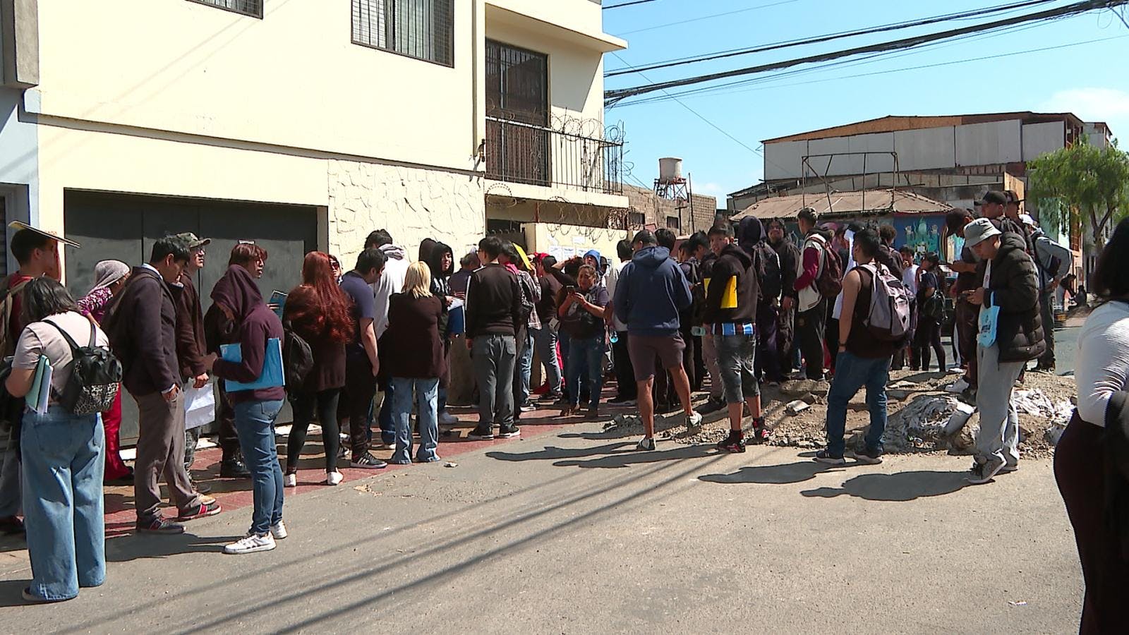 Alta congestión en cantón de reclutamiento en último día