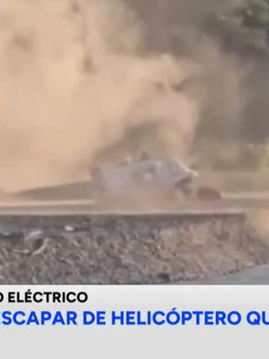 Investigan accidente que involucró a helicóptero