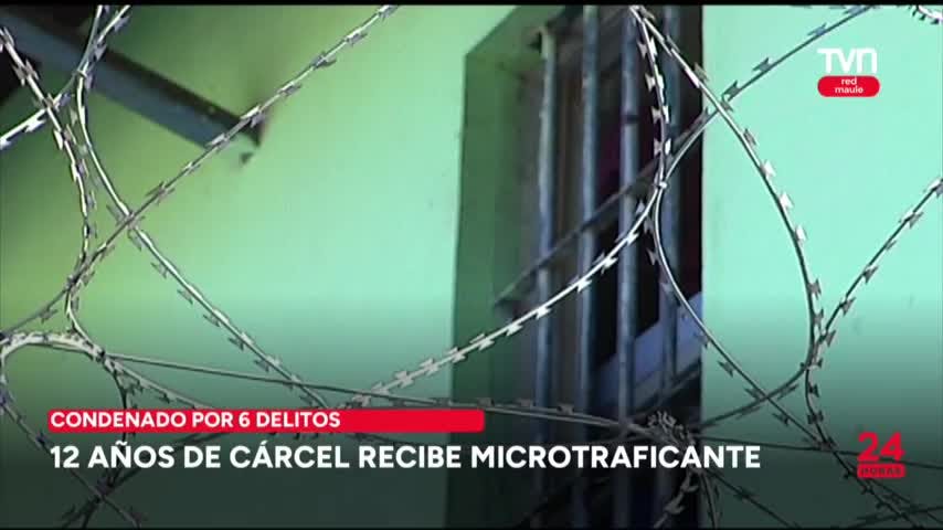 12 años de cárcel recibe microtraficante
