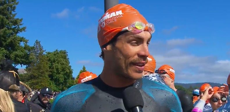 "Vine a darlo todo": Martín Ulloa se hace presente en el Ironman 70.3 de Valdivia