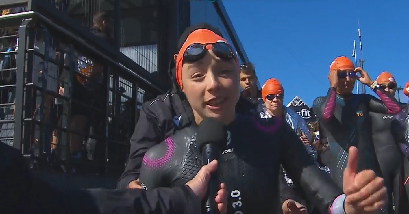 "Competir y sonreír llegando a la meta": El optimista mensaje de Macarena Salazar al partir el Ironman 70.3 de Valdivia 