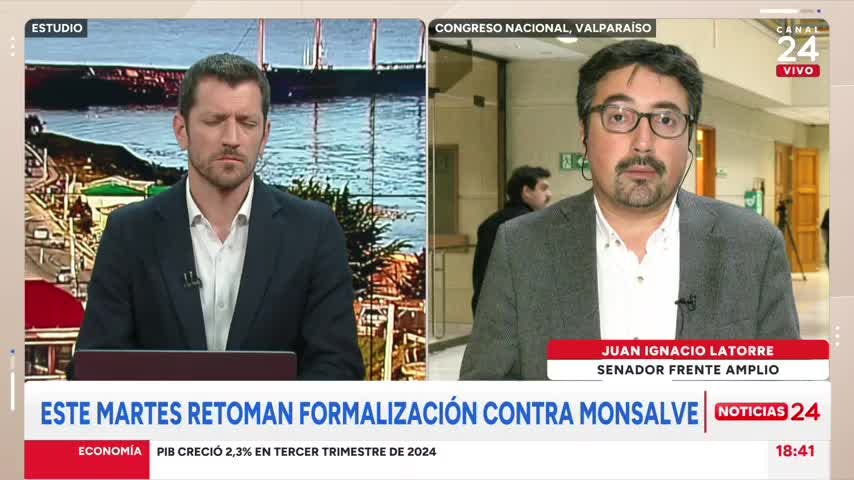 Senador Latorre y decisión del Gobierno con Monsalve: “Pasaron 36 horas, tampoco es que pasó tanto tiempo”