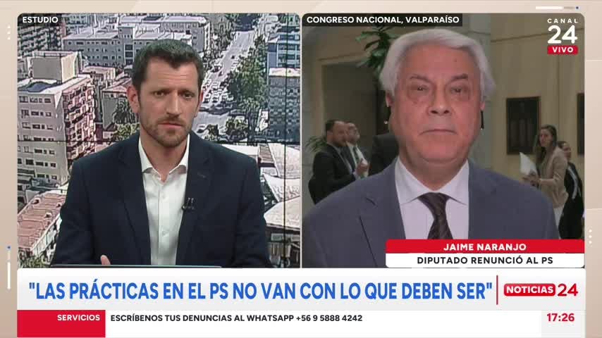 Diputado Naranjo y su renuncia al PS: “No es contra nadie en particular, es contra una forma de hacer política que debemos superar”