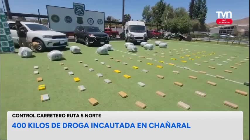 Chañaral: Incautan más de 400 kilos de droga