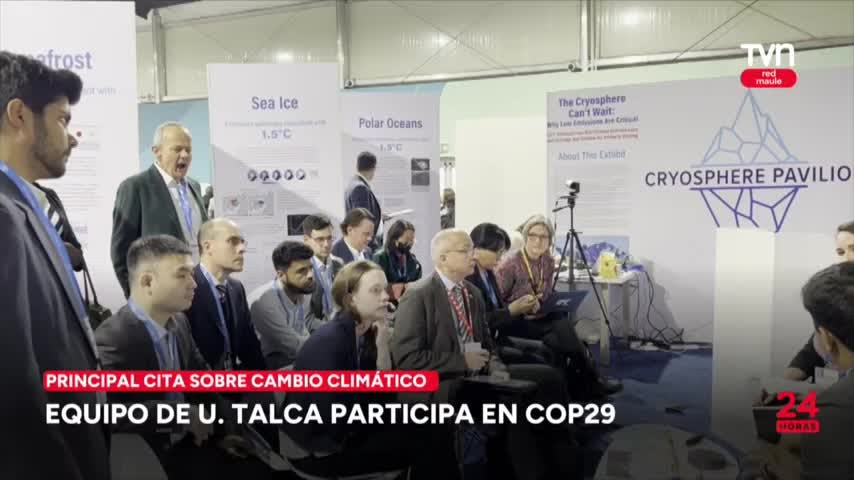 Equipo de U. Talca expone en COP29