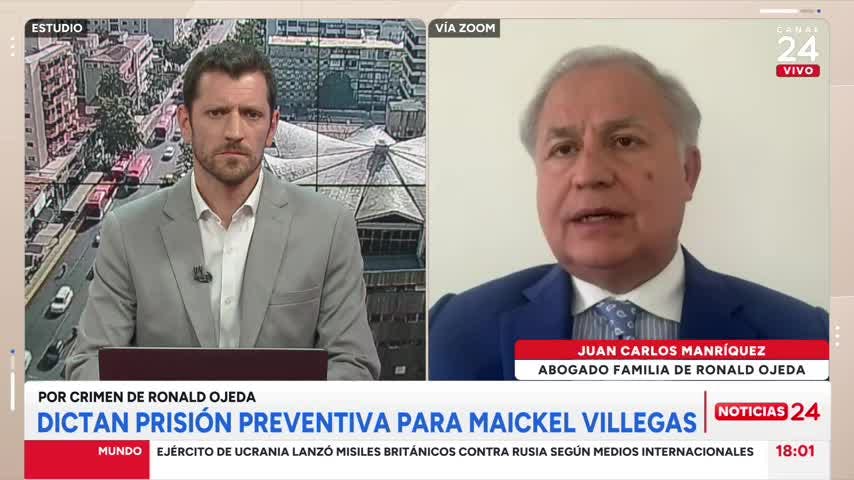 Abogado de familia de Ronald Ojeda y prisión preventiva para Maickel Villegas: “Es un eslabón”
