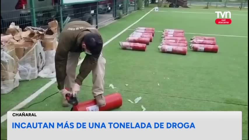 Incautan más de una tonelada de droga