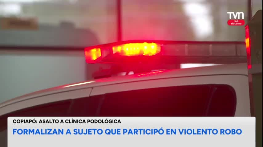 Formalizan a sujeto que participó en violento robo