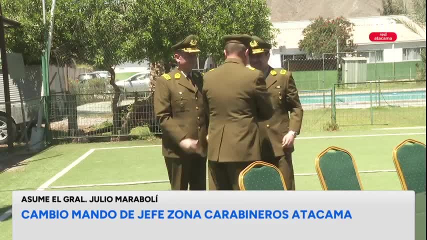 Cambio de mando de Jefe de Zona de Carabineros