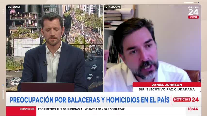 Paz Ciudadana: “Tenemos en Chile tasas de homicidios 70% más altas que hace 7 años”