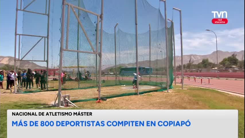 Comenzó el Campeonato Nacional de Atletismo Máster