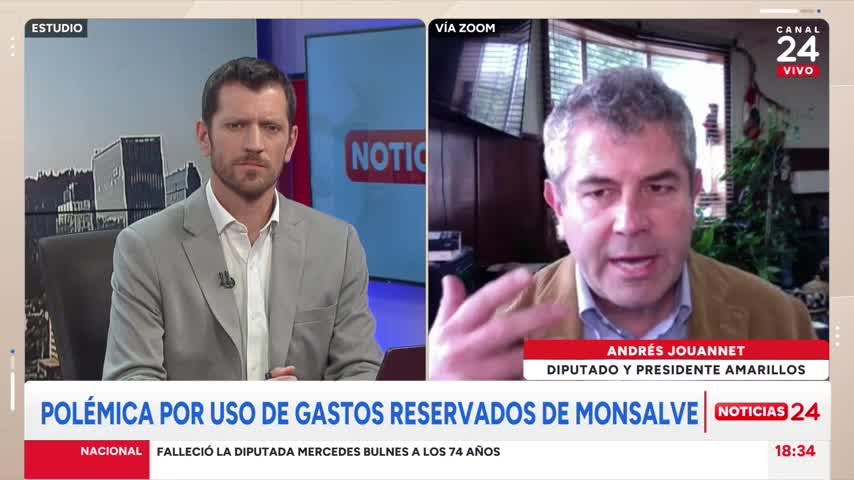 Diputado Jouannet y polémica por uso de Monsalve de gastos reservados: “La ministra de Interior debió controlar mucho más los recursos”