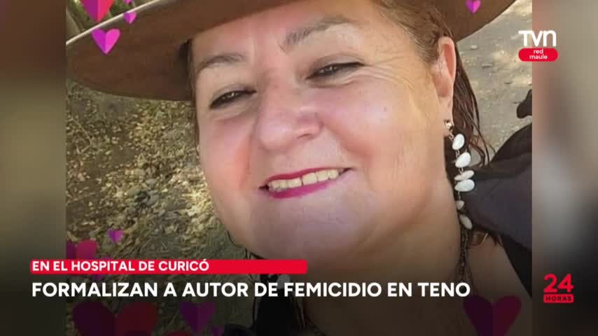 Formalizan a autor de femicidio en Teno