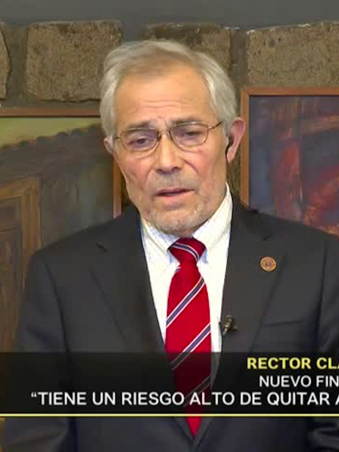 En Estado Regional Red Maule estuvo el rector de la U. católica del Maule, Claudio Rojas.