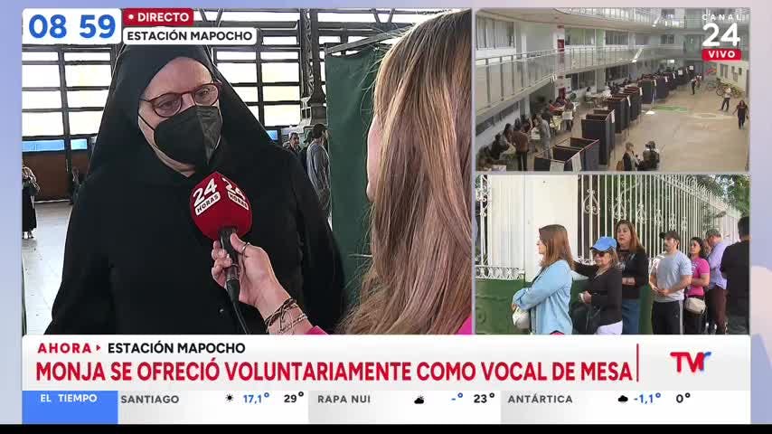 Monja se ofreció como vocal de mesa: Debemos participar para obtener un cambio