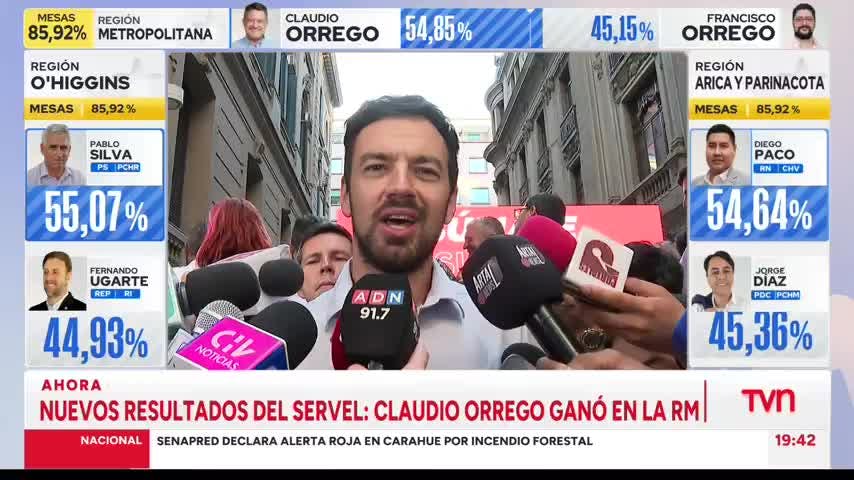 Tomás Vodanovic y triunfo de Claudio Orrego: Estoy muy contento que la región Metropolitana le haya dado esta señal al país
