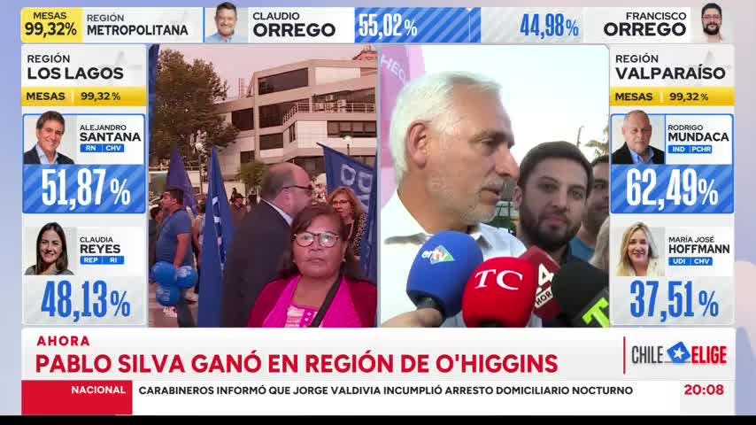 Pablo Silva es reelecto Gobernador en la Región de O´Higgins