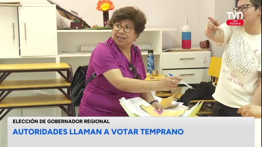 Autoridades llaman a votar temprano