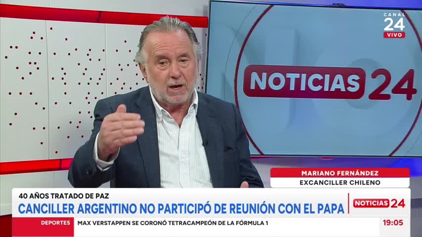 Mariano Fernández: “La ausencia del canciller argentino es un desaire al Papa”