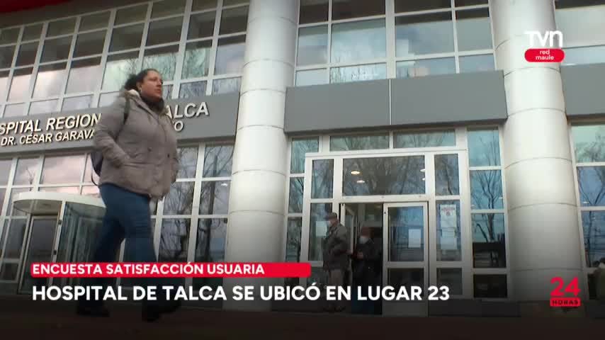 Hospital de Talca se ubicó en lugar 23