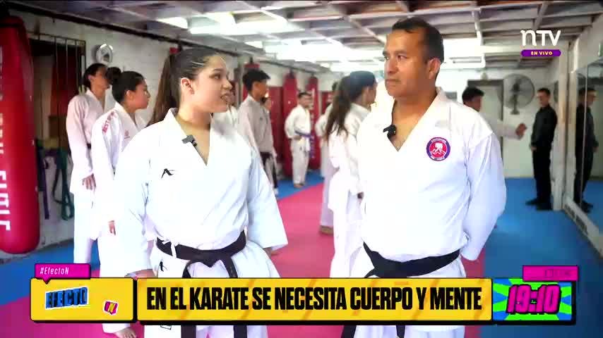 Entrenamiento de Karate de Javiera en IBK Chile