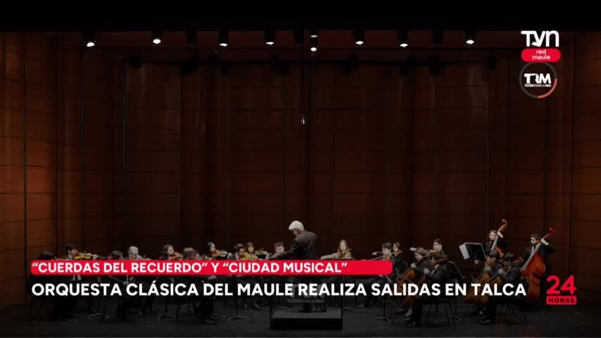 Orquesta Clásica del Maule realiza salidas en Talca