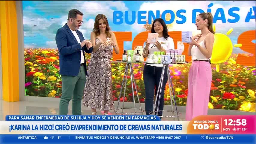 ¡Karina lo hizo! Creó un emprendimiento de cremas naturales
