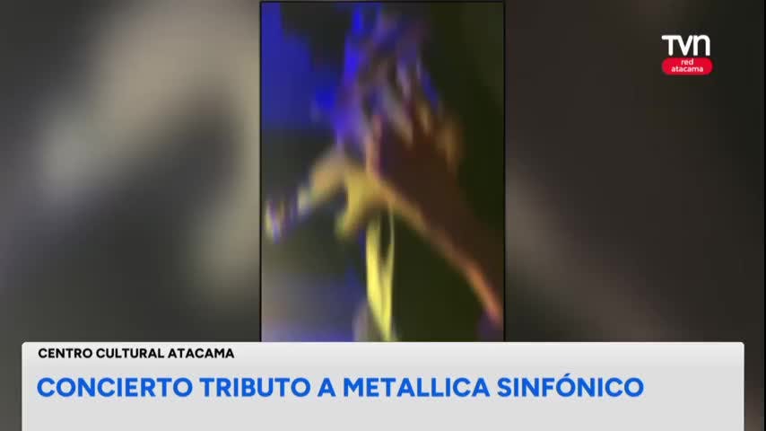 Concierto tributo a Metallica Sinfónico en Copiapó