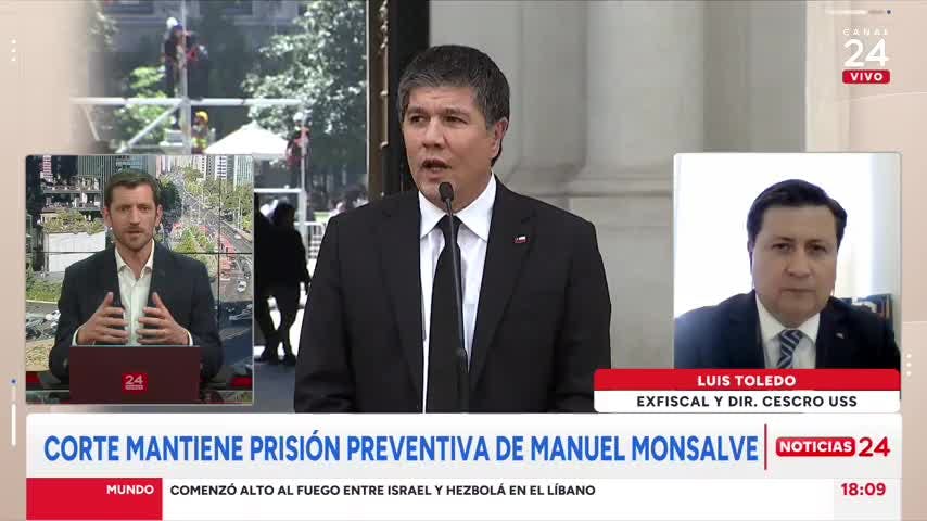 Exfiscal Toledo y confirmación de prisión preventiva para Monsalve: “En el lapso dado Fiscalía agrupará otras investigaciones penales”