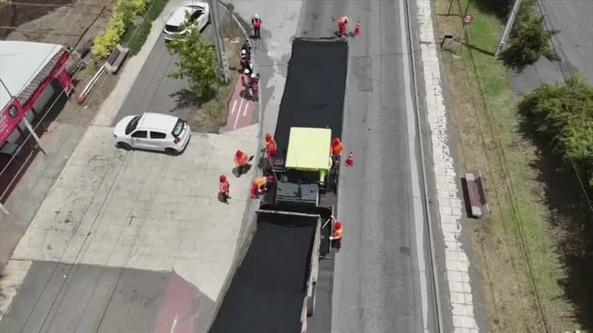 Vialidad ejecuta obras en ruta N-48 en Ñuble