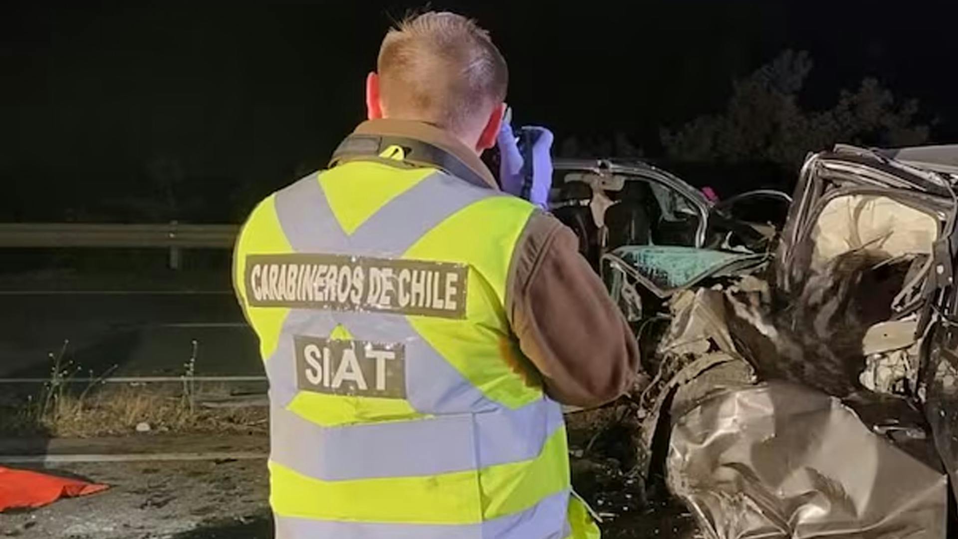 Un lesionado dejó accidente en la Autopista del Itata