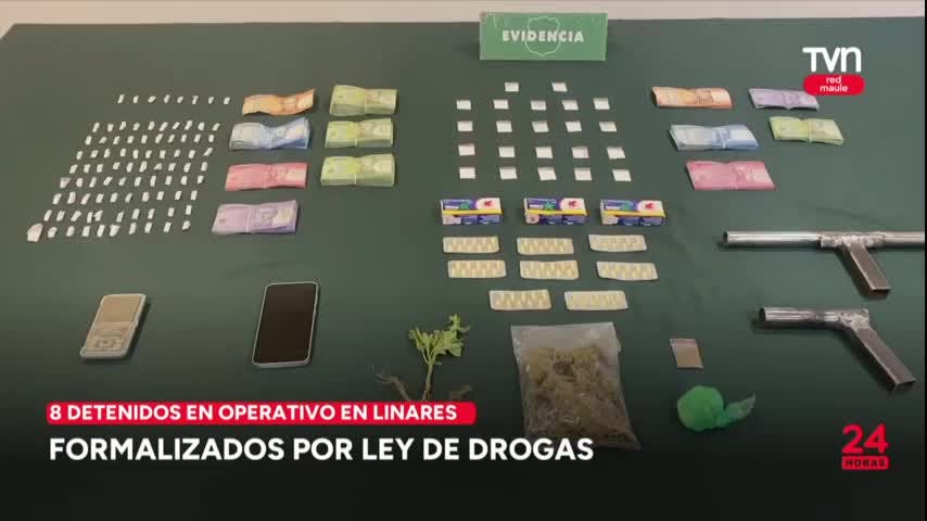 8 detenidos en operativo de Linares