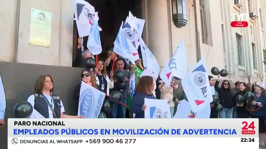 Masiva movilización de empleados públicos