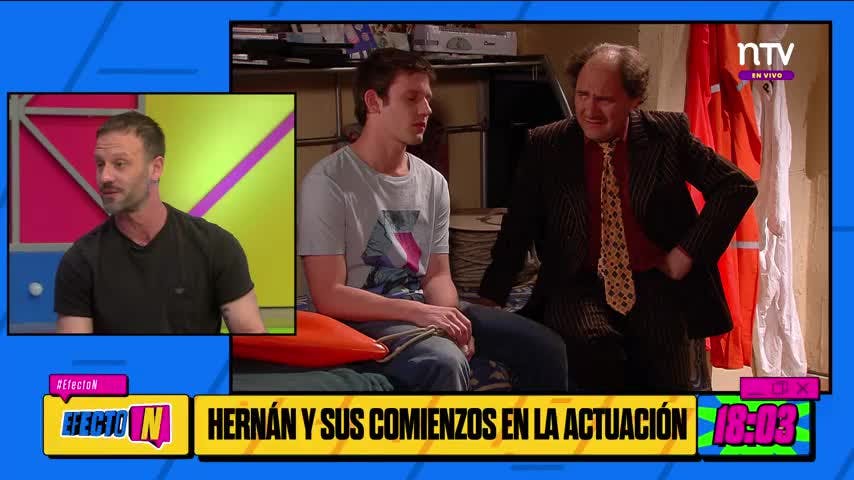 Hernán Contreras se la juega en el Desafío Slime