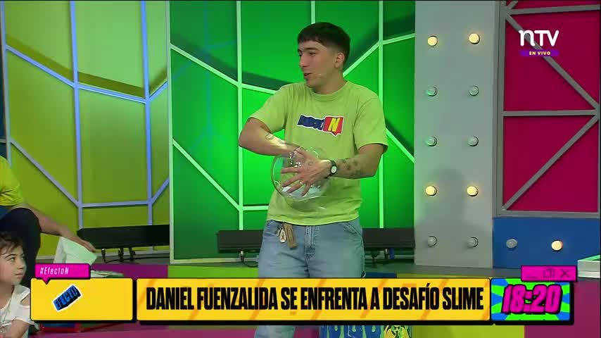 Desafío Slime: Daniel Fuenzalida estuvo a punto de salvarse